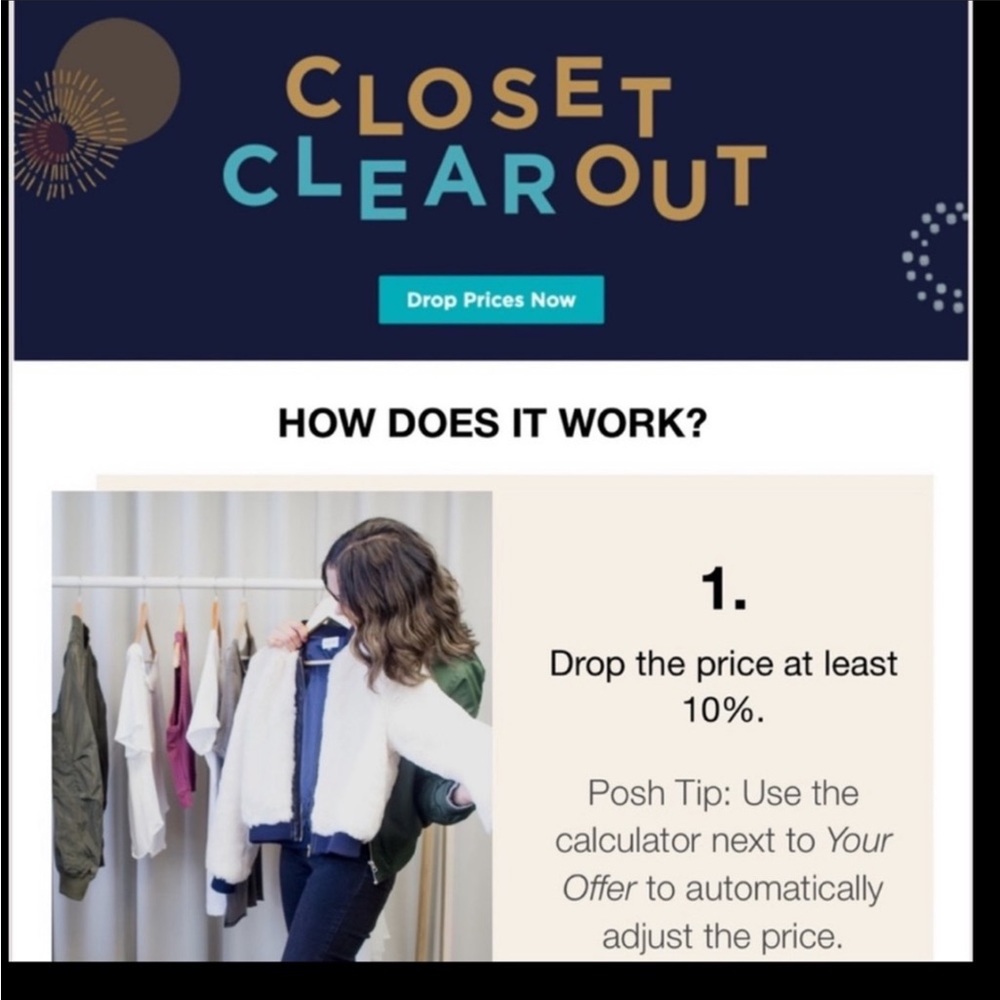 Closet Clear Out 10% off —> $4.99 ship